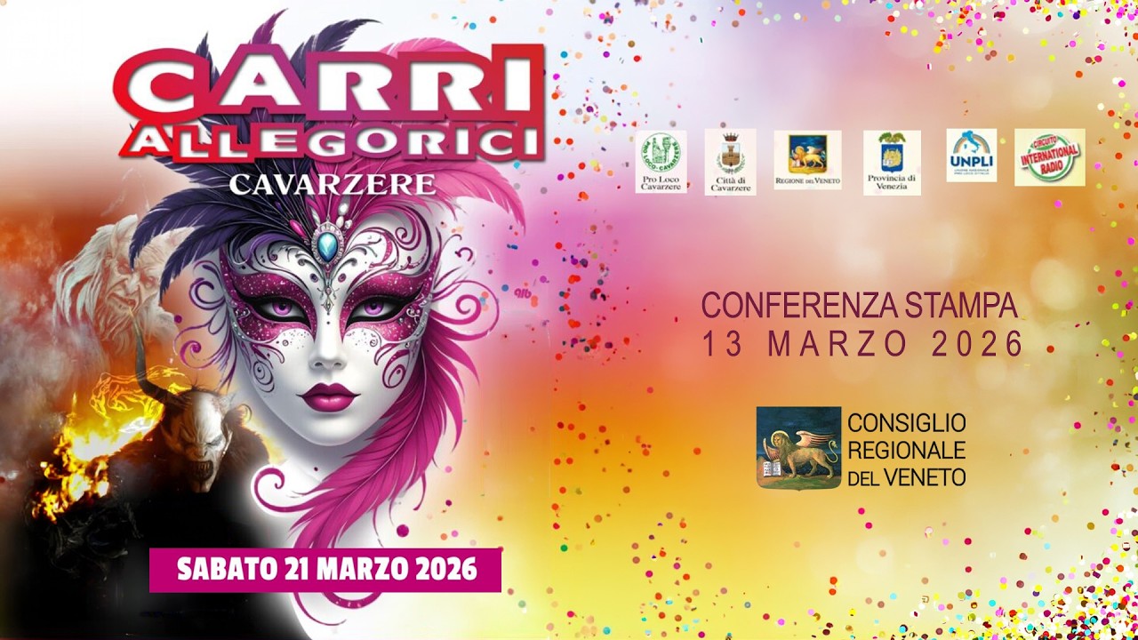 Presentazione sfilata di carri allegorici di Cavarzere