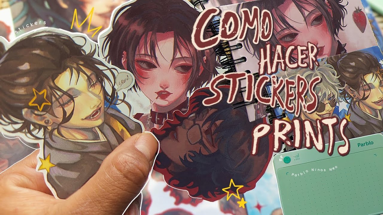 🌻🌿Stickers y prints desde casa!? Que papel uso? Impresora!? | Parblo Ninos Neo ★