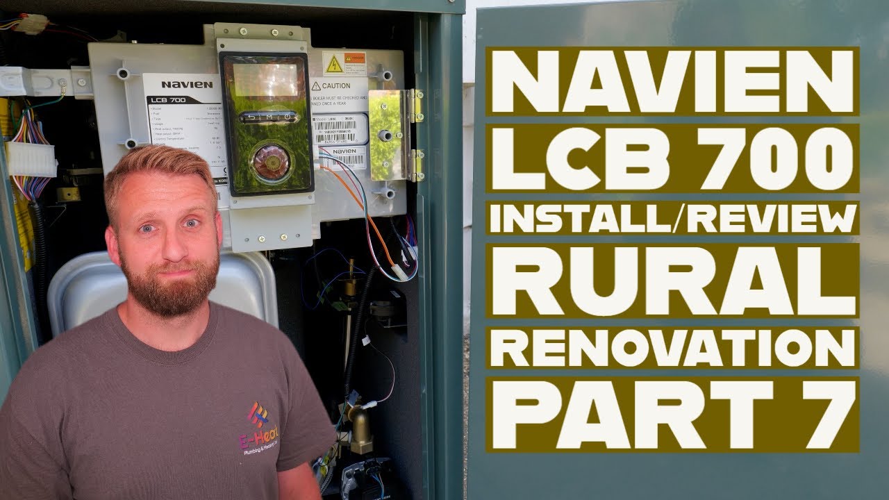 Oil Boiler and Low loss Header Installed - Navien LCB700