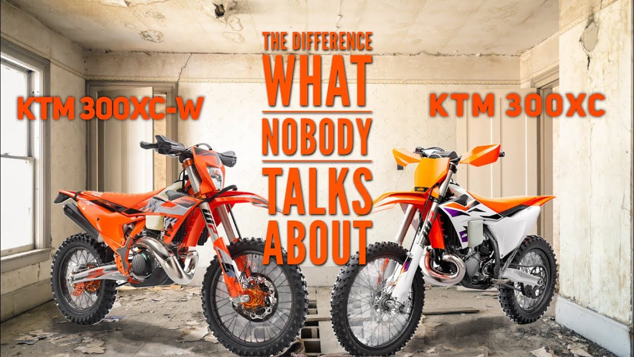 Big hidden differences between KTM 300XC and XC-W