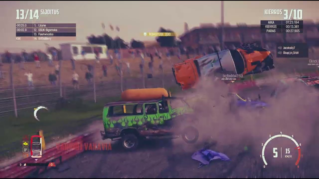 WRECKFEST CRASH EXPERIENCE