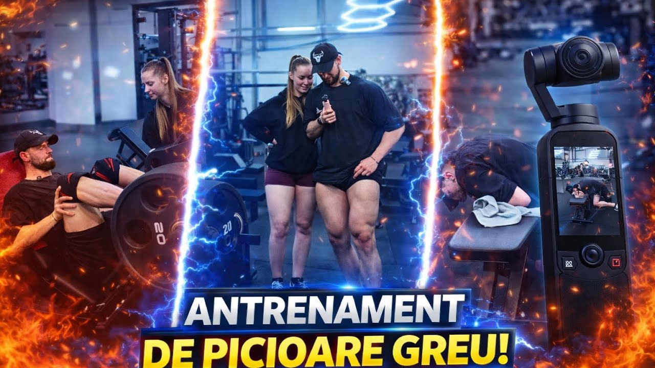 Am Dus Antrenamentul de Picioare la Extrem + review DJI Pocket 3 🔥