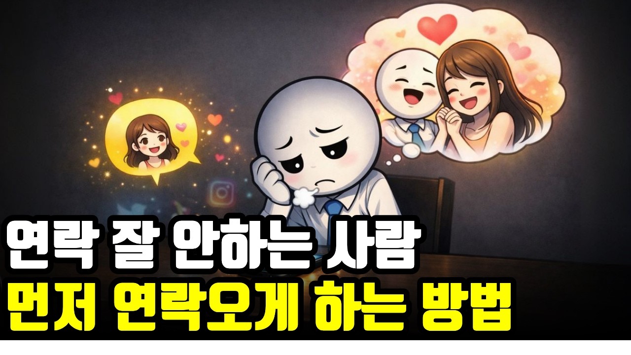 좋아하는 사람 연락 기다리나요? 이렇게 하는 순간 그 사람은 알아서 찾아옵니다!혹시라도 아니라면 무너지지 마세요!