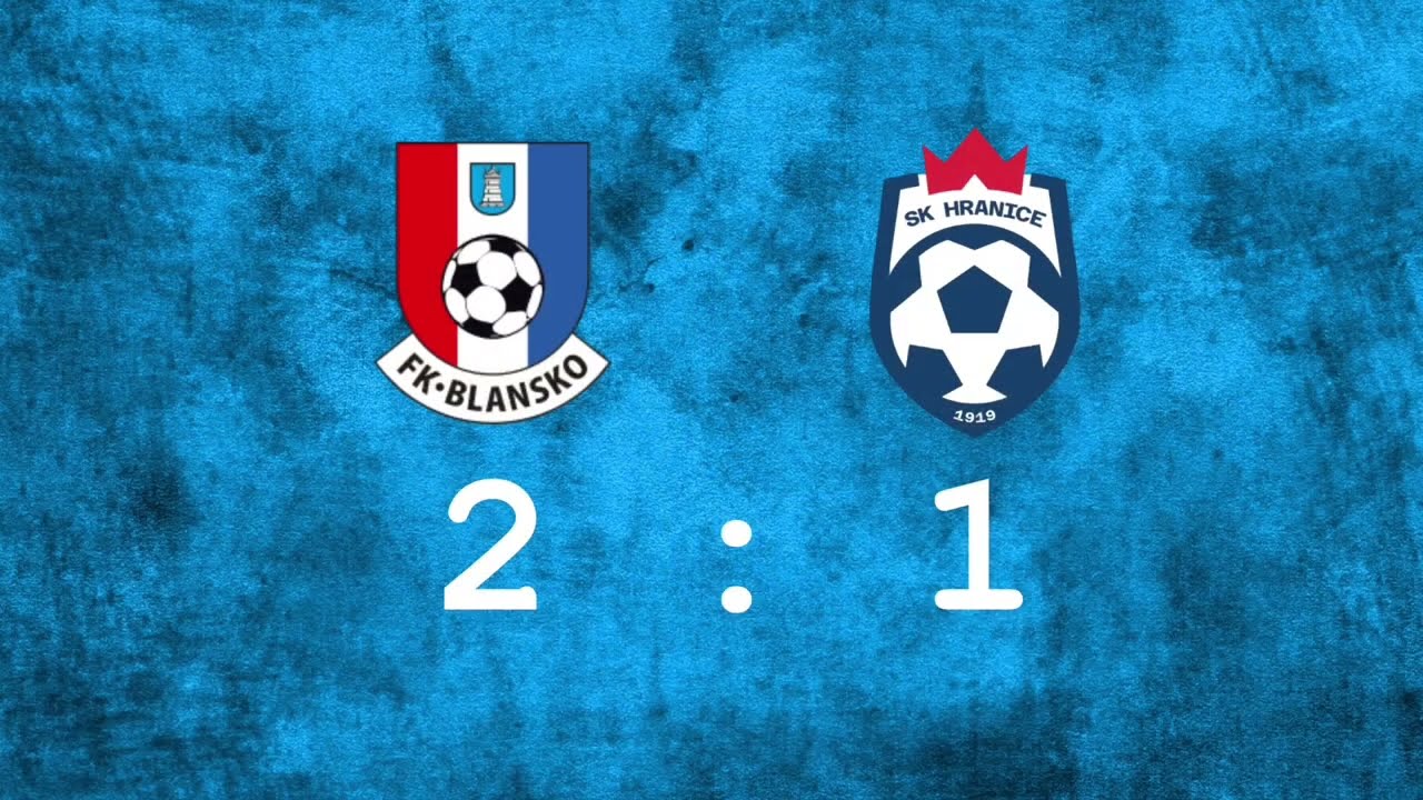 SESTŘIH | MSFL 23/24 | 23. kolo | FK Blansko - SK Hranice  | 2:1