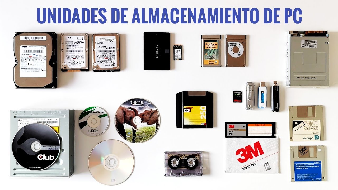 Unidades y dispositivos de almacenamiento de PC: historia, evolución, tipos y curiosidades