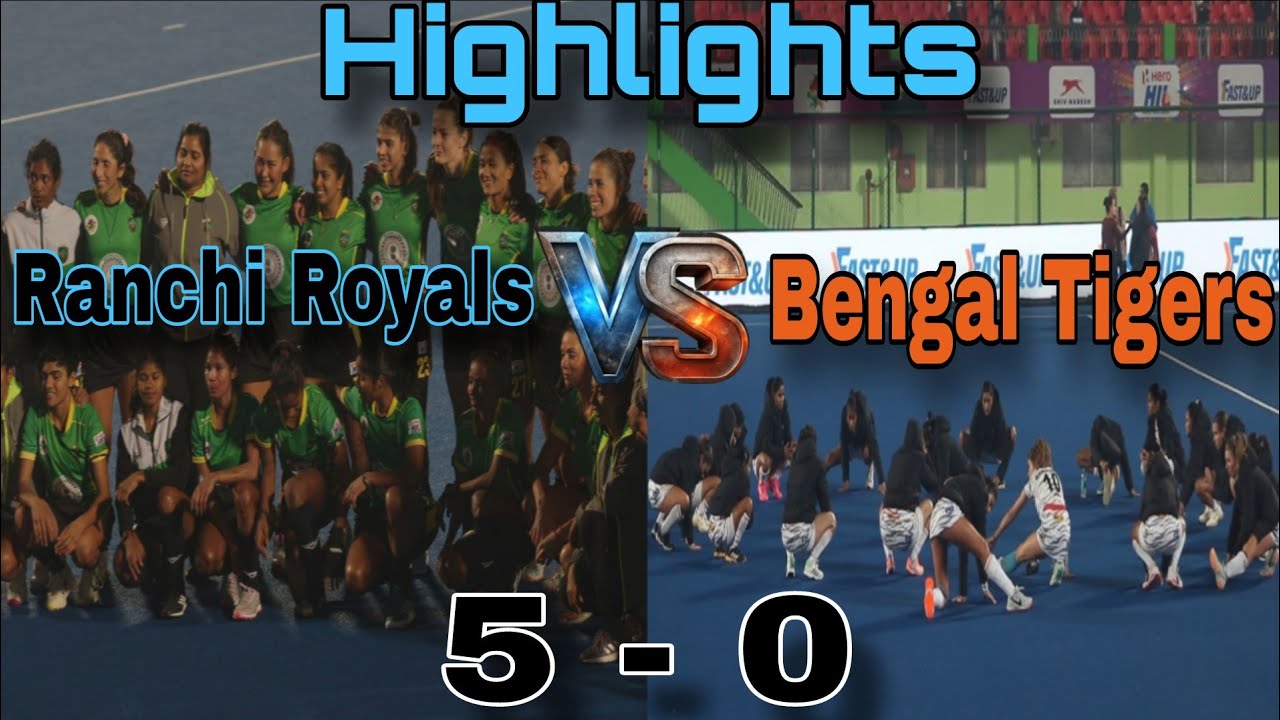 Highlights - Ranchi Royals VS Bengal Tigers / Hockey India League (Women) 2025 - 2026 / 