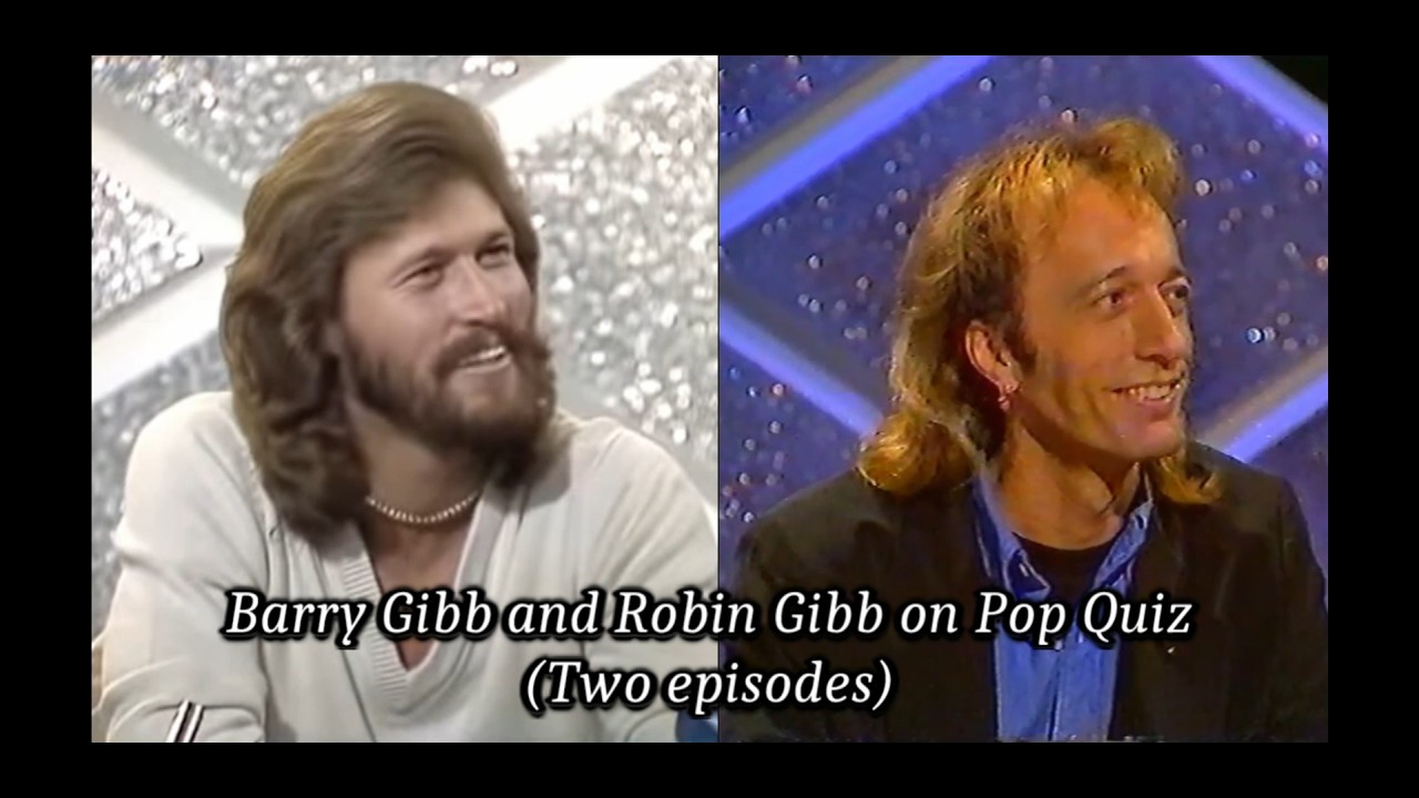 Barry Gibb and Robin Gibb on Pop Quiz