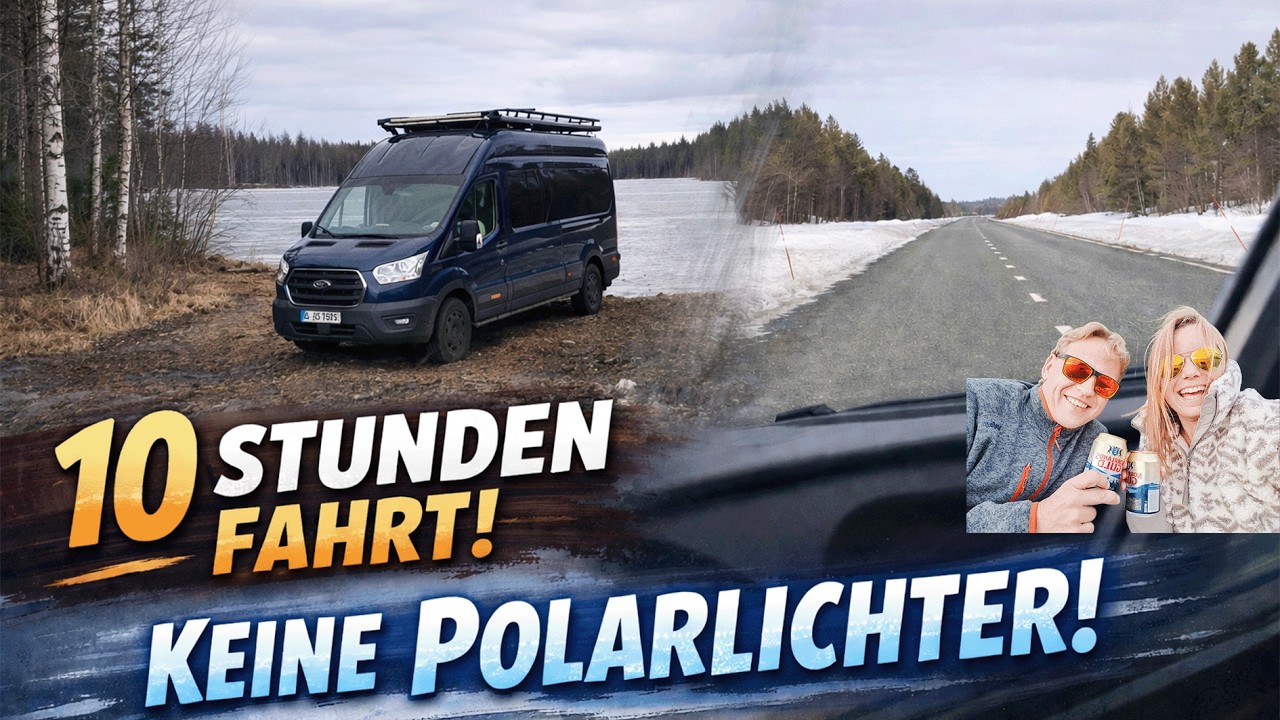10 Stunden Fahrt Richtung Norden – immer noch keine Polarlichter 😅 | Polarlichtjagd Folge 2