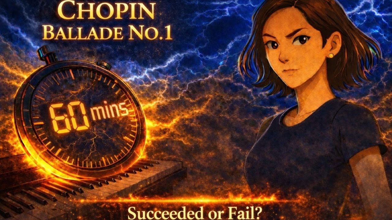 In JUST 1 hour? Make Chopin Ballade No.1 sound amazing? | Challenge with XinRu · Ep.11