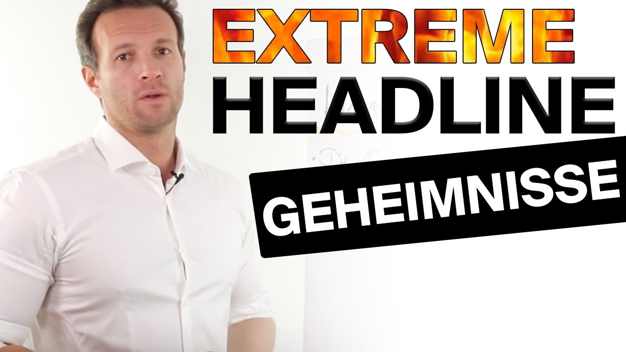 HEADLINE GEHEIMNISSE f&uuml;r deutlich (!) MEHR UMSATZ von Pascal Feyh