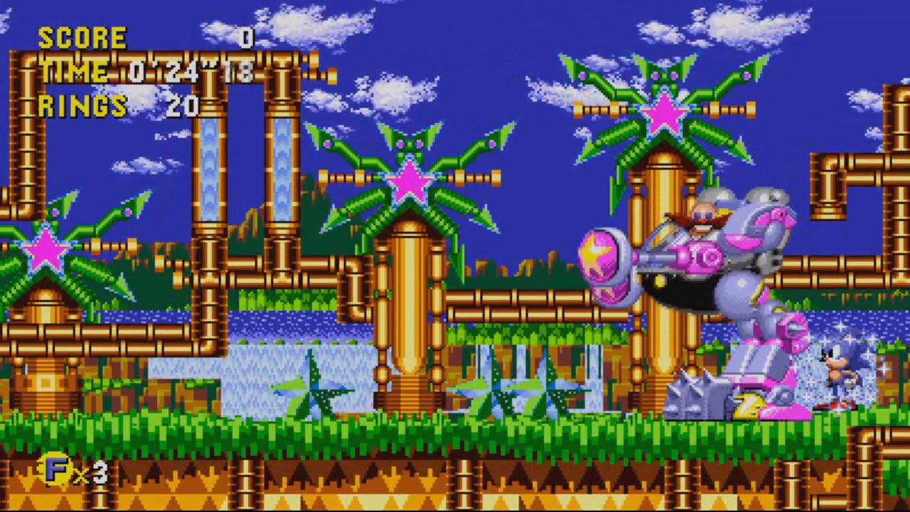 Sonic CD - All Bosses (Good Future)