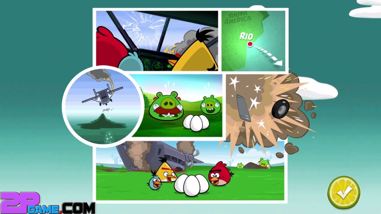 Angry Birds Rio - Rovio Entertainment Ltd SMUGGLERS PLANE Level 25-30 Gameplay Walkthrough