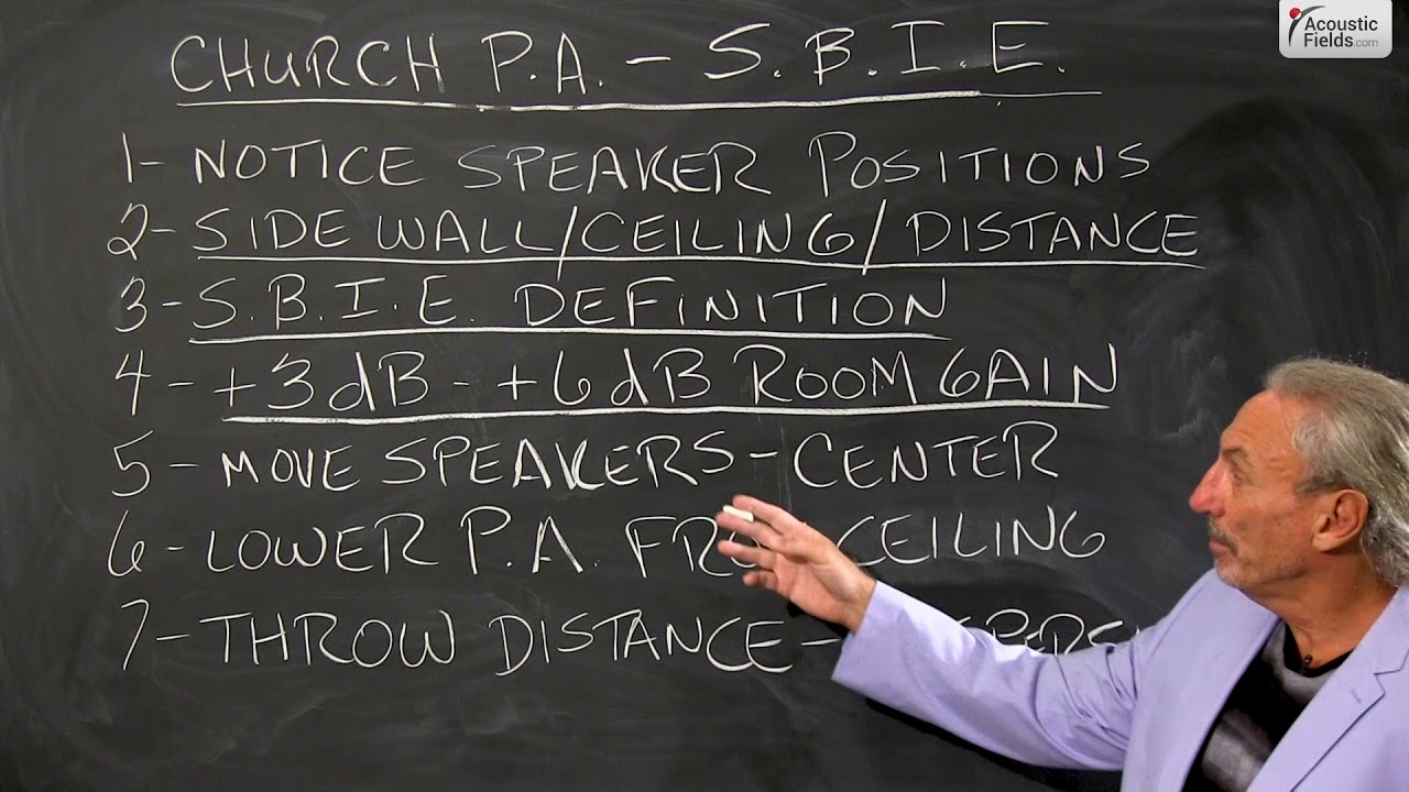 How To Set Up Your Church P.A. System Correctly - www.AcousticFields.com