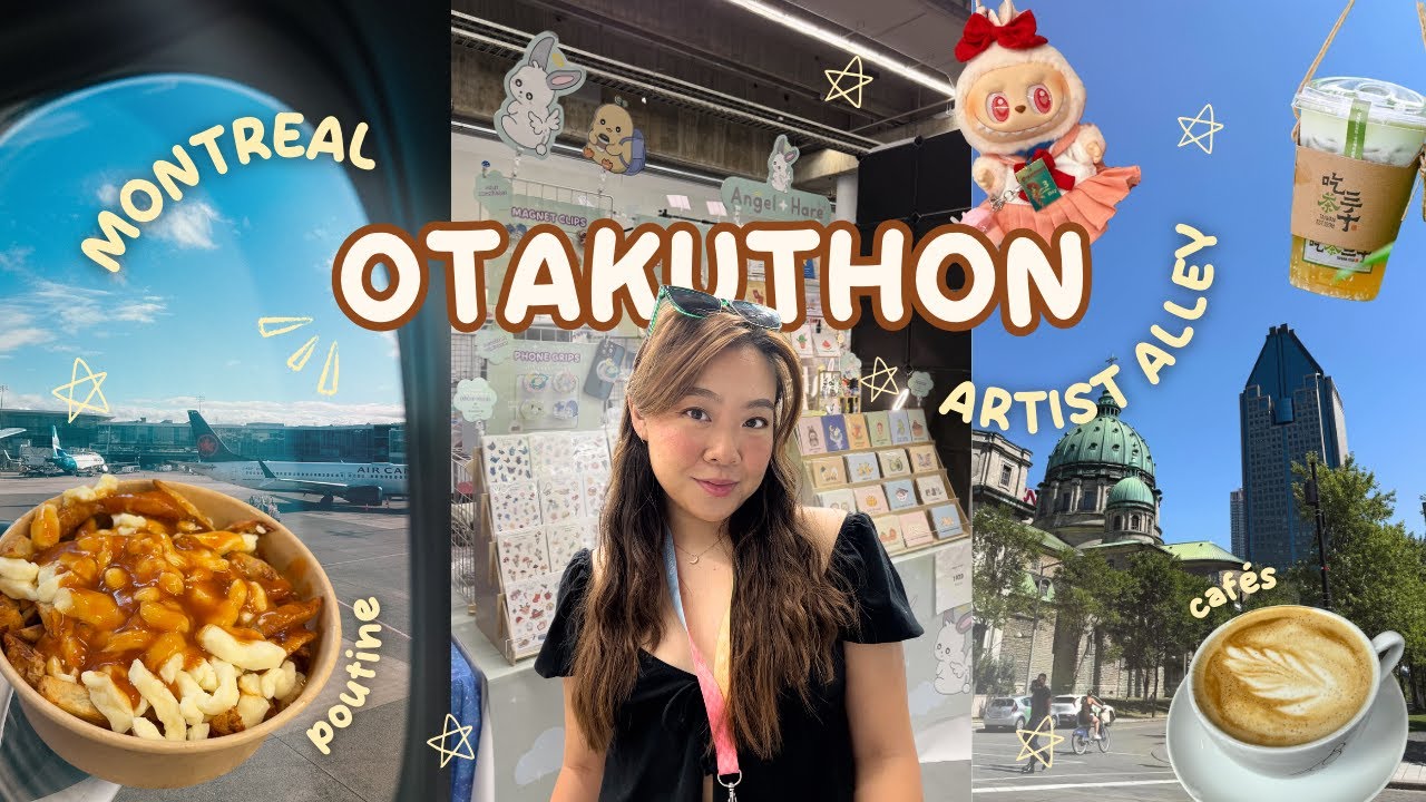 Best convention of the summer!! ✨ OTAKUTHON ARTIST ALLEY VLOG 🍁 good vibes and good eats 😋