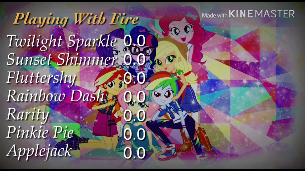 How would MLP sing Blackpink Playing With Fire Line Distribution