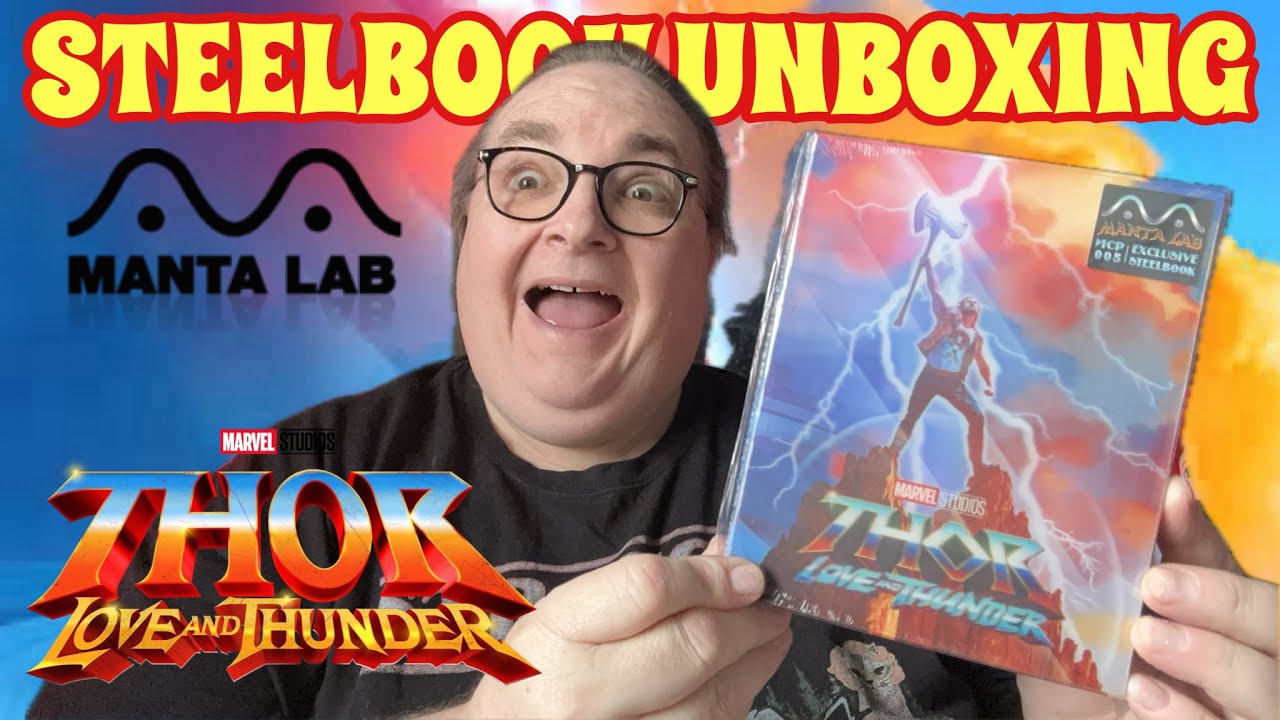 Thor Love and Thunder MANTA LAB Double Lenticular Steelbook Unboxing