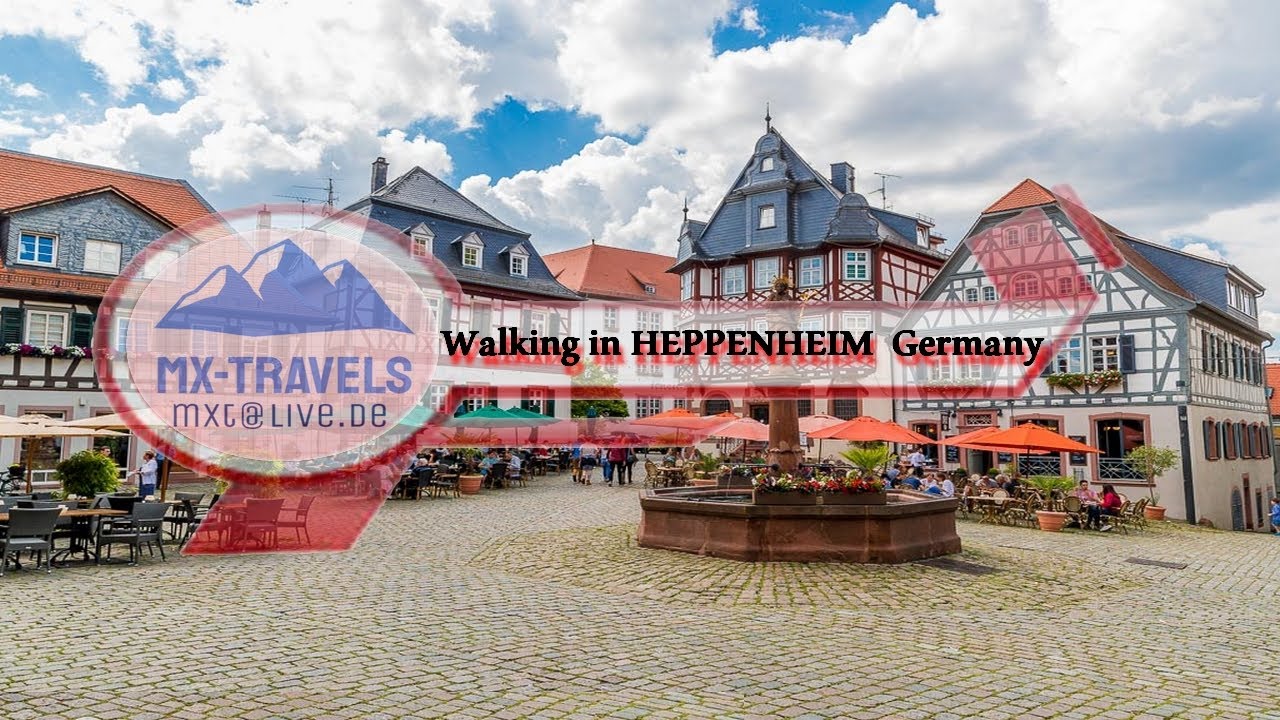 Walking in HEPPENHEIM _ Germany