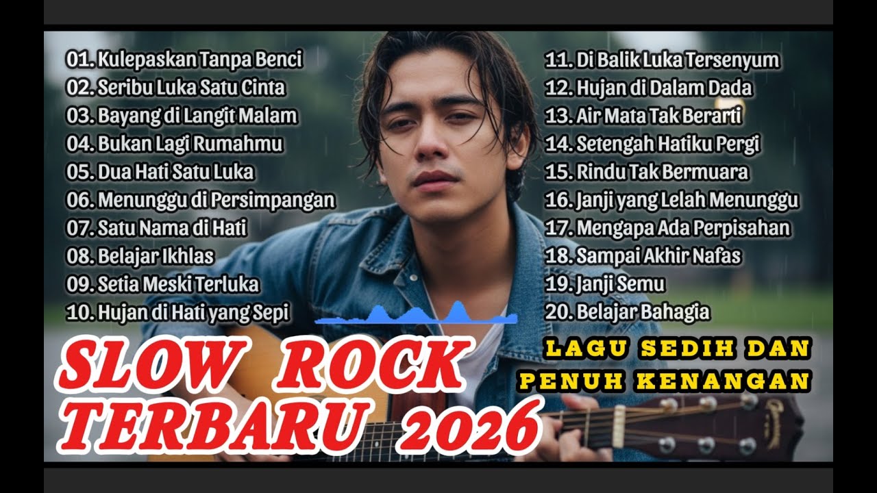 LAGU SLOW ROCK MELAYU TERBARU 2026/Paling Sedih Menyayat Hati/ Slow Melayu/🎶Kulepaskan Tanpa Benci