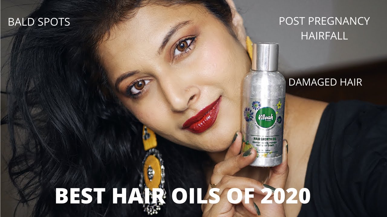 TOP 9 HAIR OILS IN 2020 -DAMAGED, DRY,GREY, HAIR FALL & POST PREGNANCY |BEST OF HAIRCARE