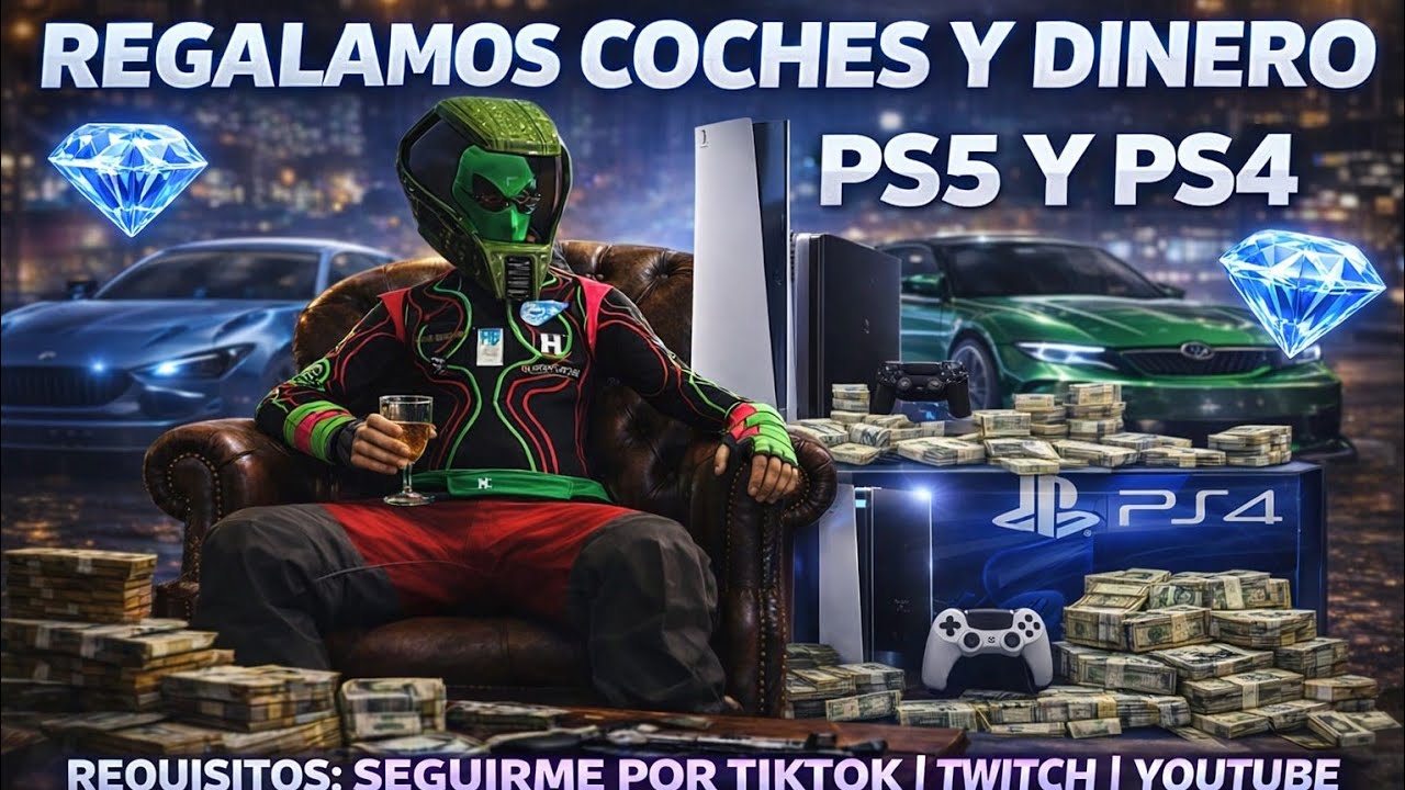 REGALANDO COCHES Y DINERO EN PS5 Y PS4 Y PC ENTRA Y DIFRUTA