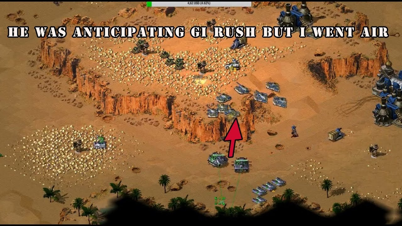 Red Alert 2 Yuri's Revenge - Interesting 2 vs 2 On Tour Of Egypt