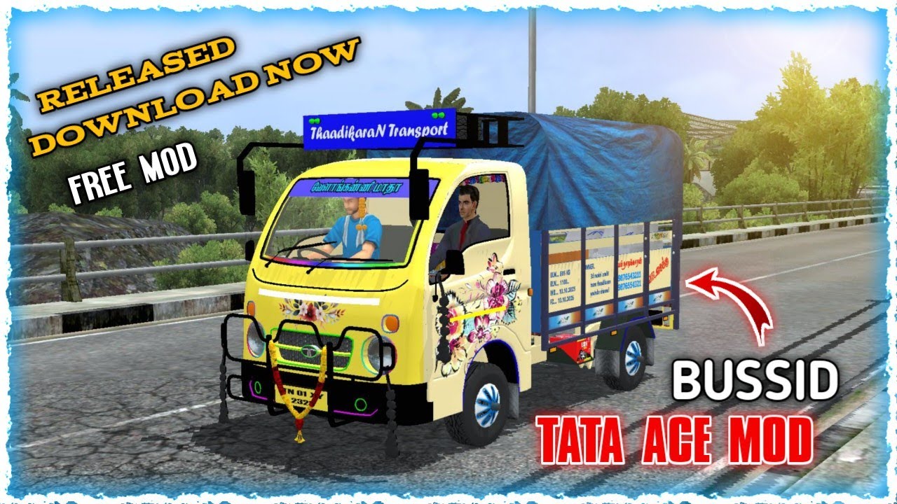 TATA Ace mod released for BUSSID || Detailed review