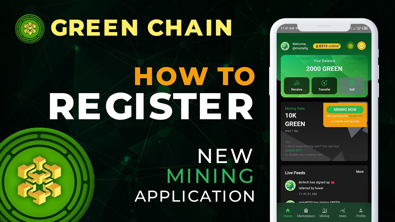 Green Chain: Complete Registration Process | New Strong Mining Project #GreenCoin #FreeMining