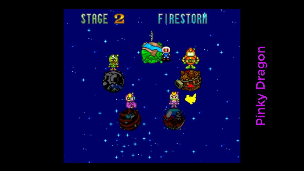 SNES game – Super Bomberman 3 – Pass Through Bomb S2