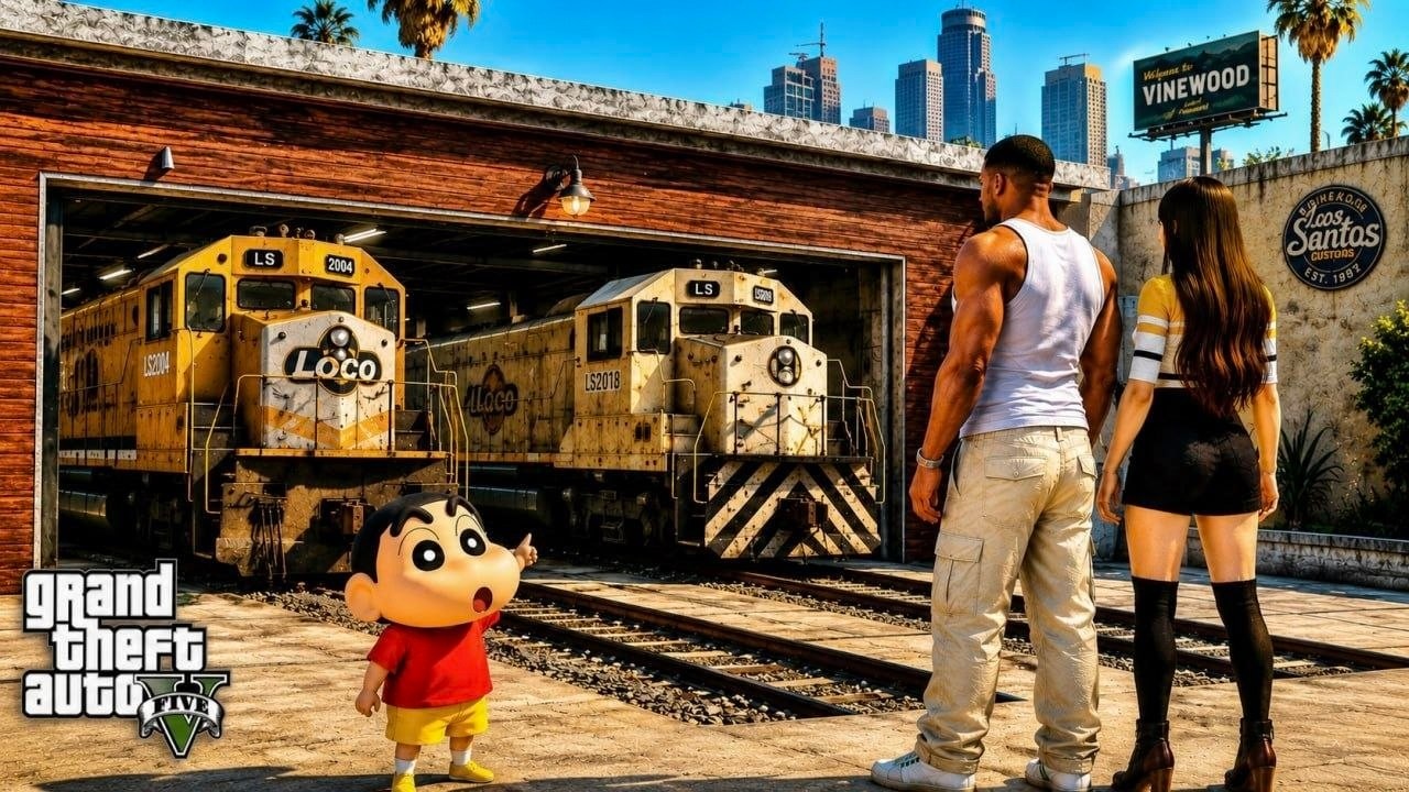FRANKLIN FOUND A SECRET TRAIN GARAGE IN GTA 5 😱 | GTA 5 Tamil