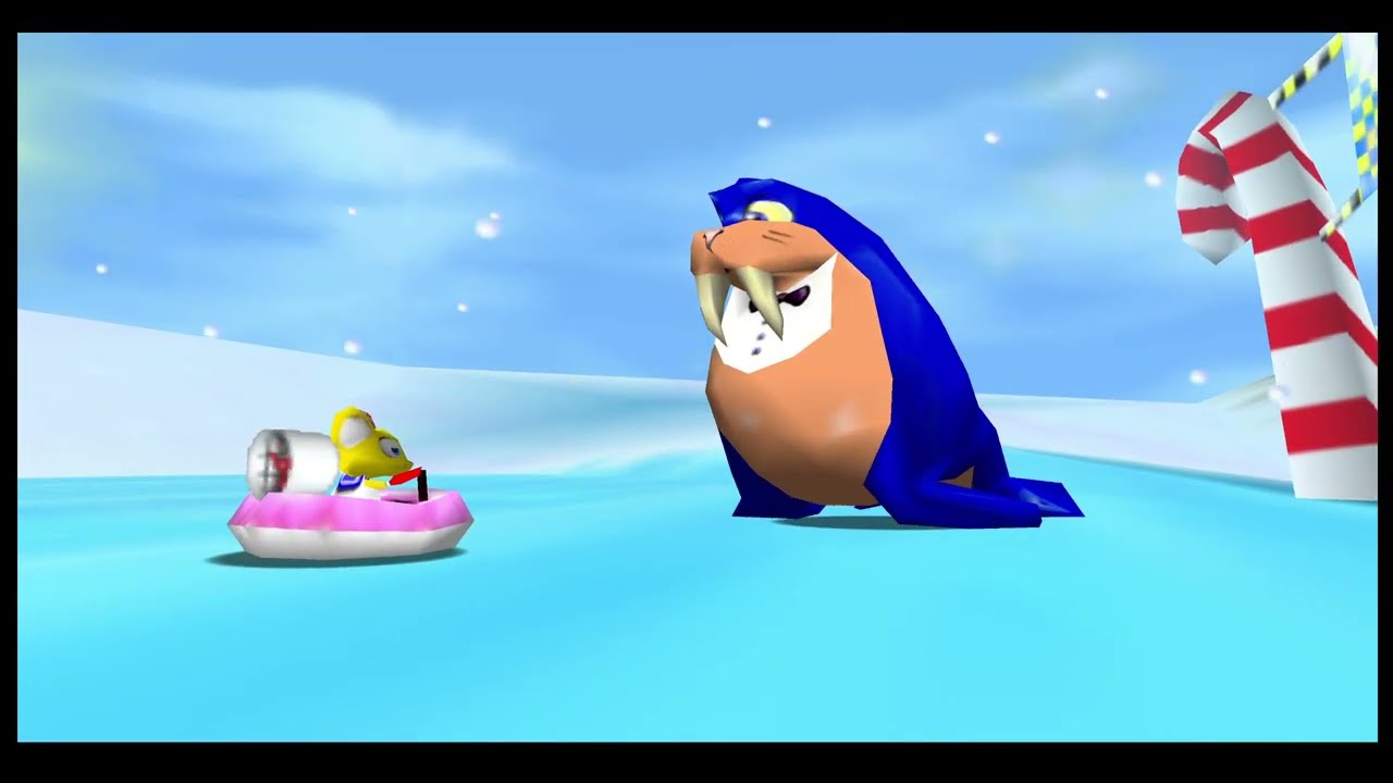 Diddy Kong Racing 100% |No Commentary| #22 Walrus batalla 1