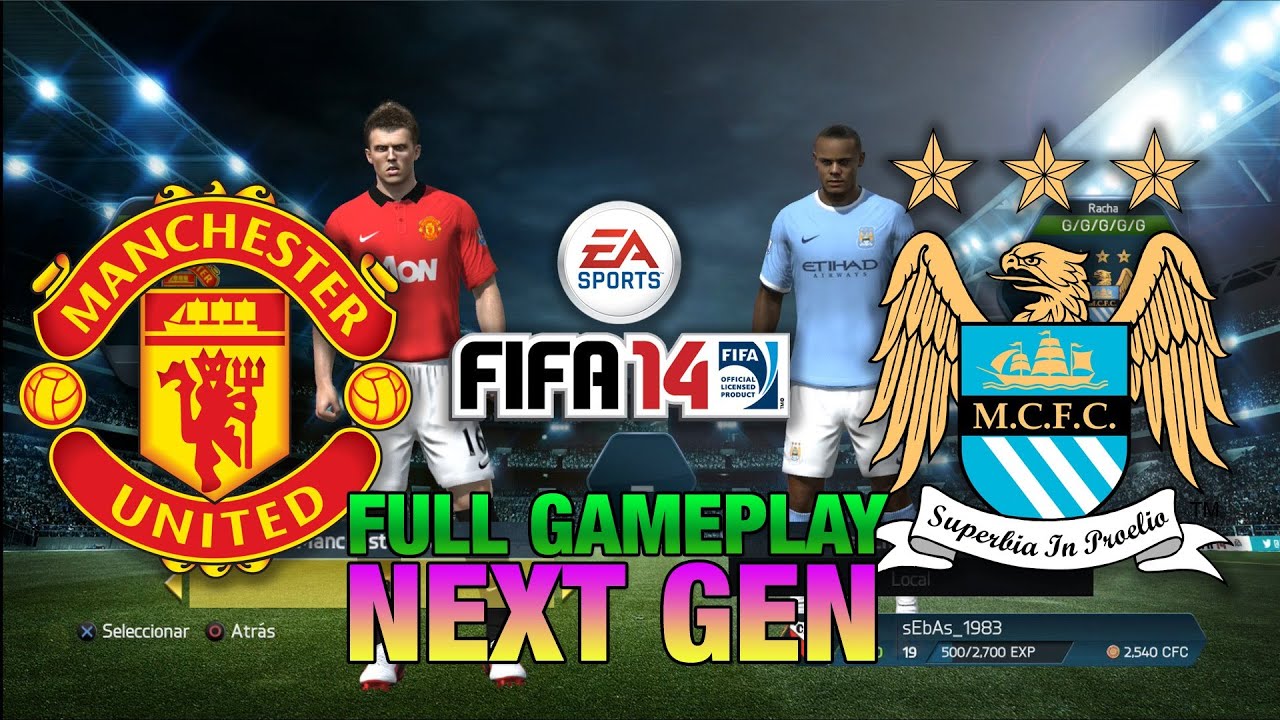 NEXT GEN FIFA 14 | Manchester United - Manchester City - FULL GAMEPLAY [HD+ XBOX ONE / PS4]