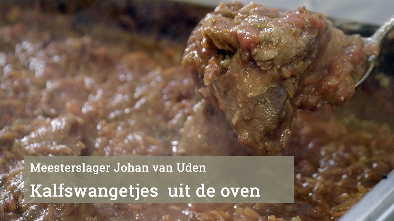 Kalfswangetjes uit de oven