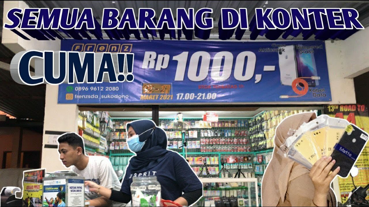 NYOBA BELANJA DI KONTER PINGGIR JALAN HARGANYA CUMA RP 1000 || AUTO BIKIN SYOK !!!