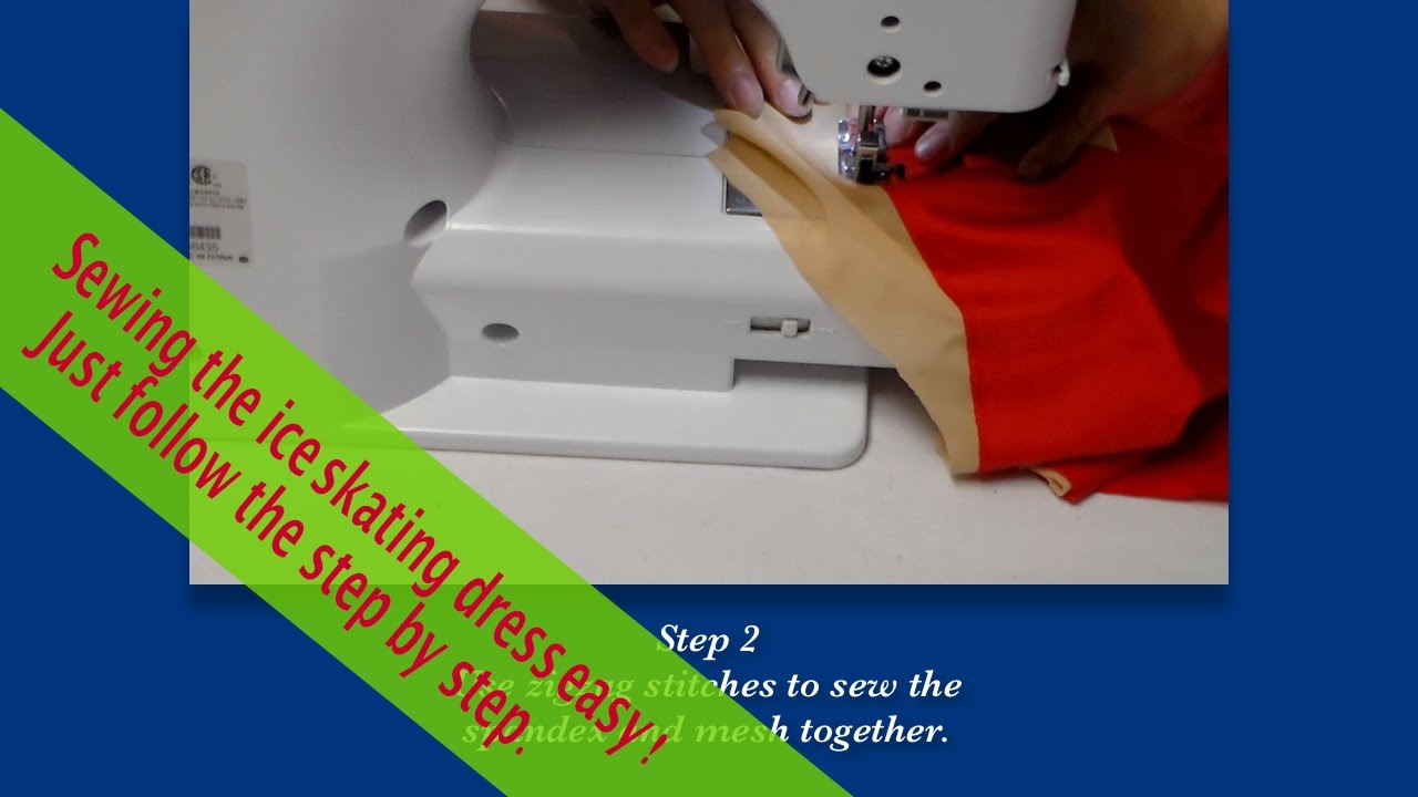 How to sew figure skating dress Video #32