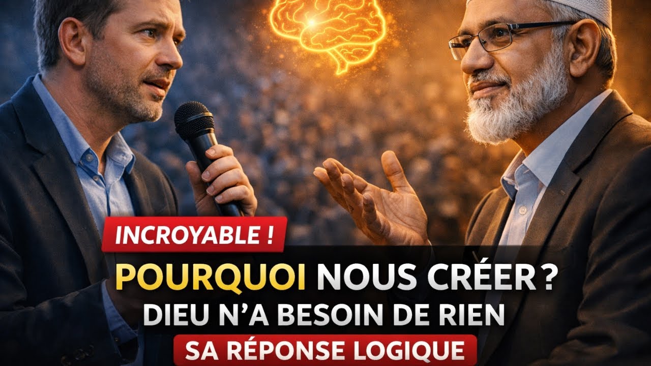 Il Demande: Pourquoi Dieu nous a créés s’Il n’a besoin de rien ? Dr Zakir répond avec une logique..