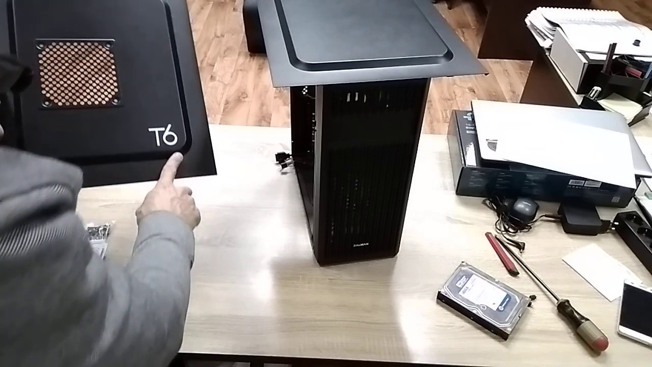 ОНЛАЙН ТРЕЙД.РУ &mdash; Корпус Zalman ZM-T6 Black (без БП)