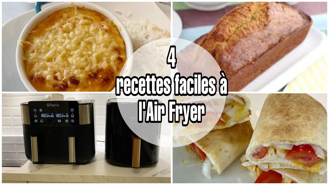 QU’EST-CE QUE JE CUISINE DANS MON AIR FRYER ? 4 RECETTES POUR DÉBUTANTS!