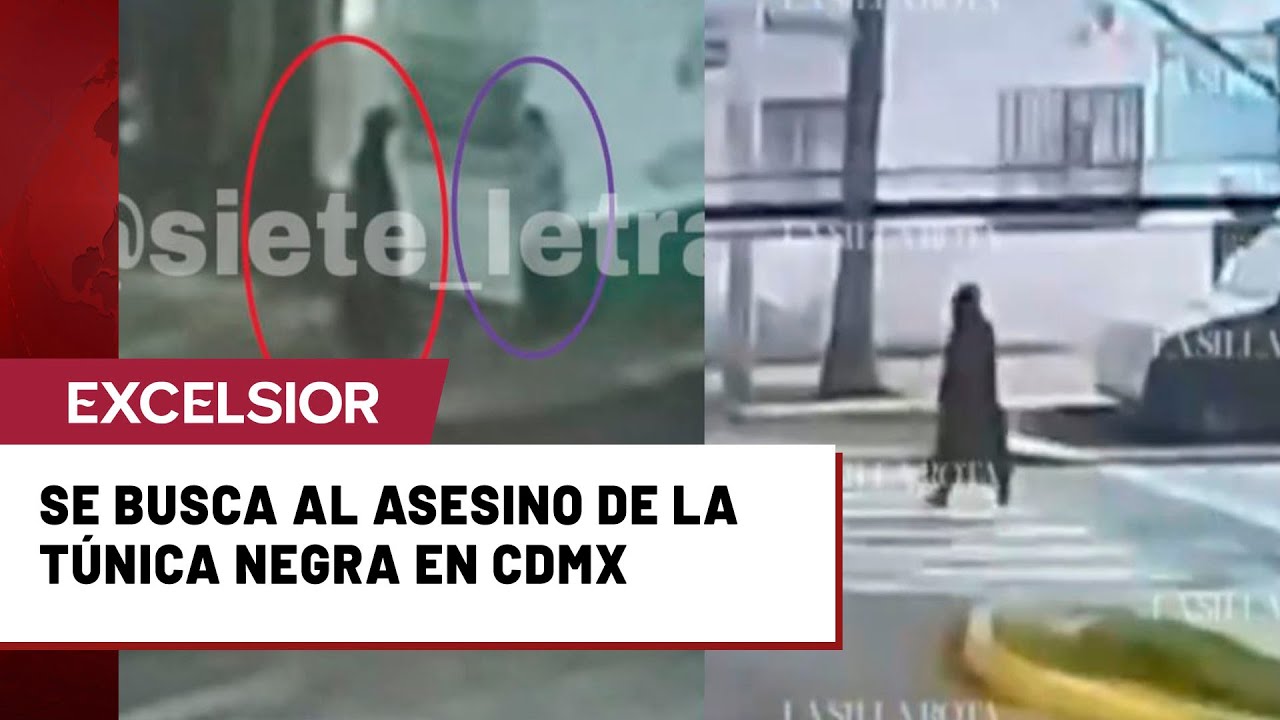 Hombre con túnica negra asesinó a Amanda en calles de la alcaldía Cuauhtémoc