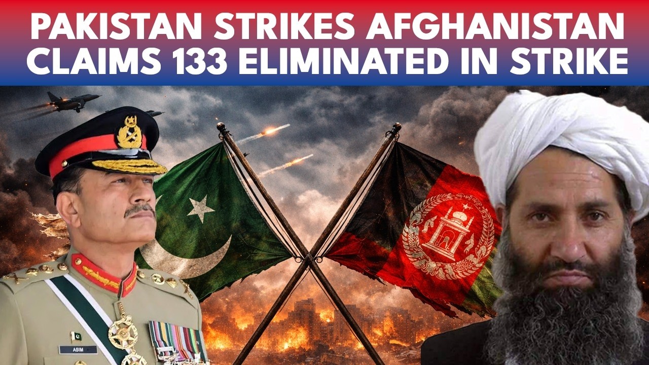 PAKISTAN DECLARES OPEN WAR! Kabul & Kandahar Airstrikes: 130+ Taliban Killed | WATCH