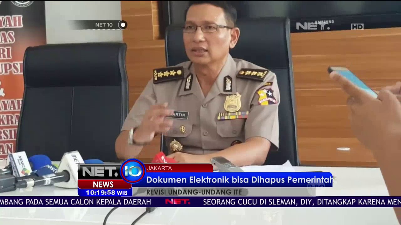 Ada 4 Perubahan Signifikan Revisi Undang - undang ITE - NET 10