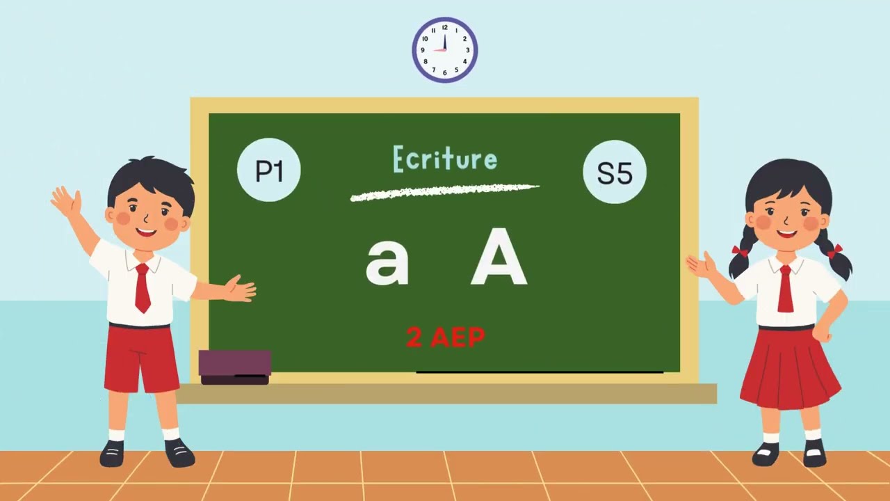 Ecriture le graph&egrave;me : a    A