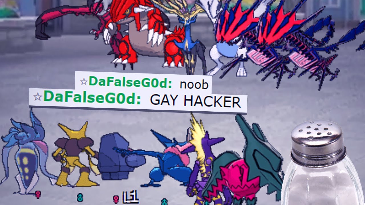 TOXIC legendary spammer cries SALTY TEARS! FUNNY POKEMON SHOWDOWN SALT