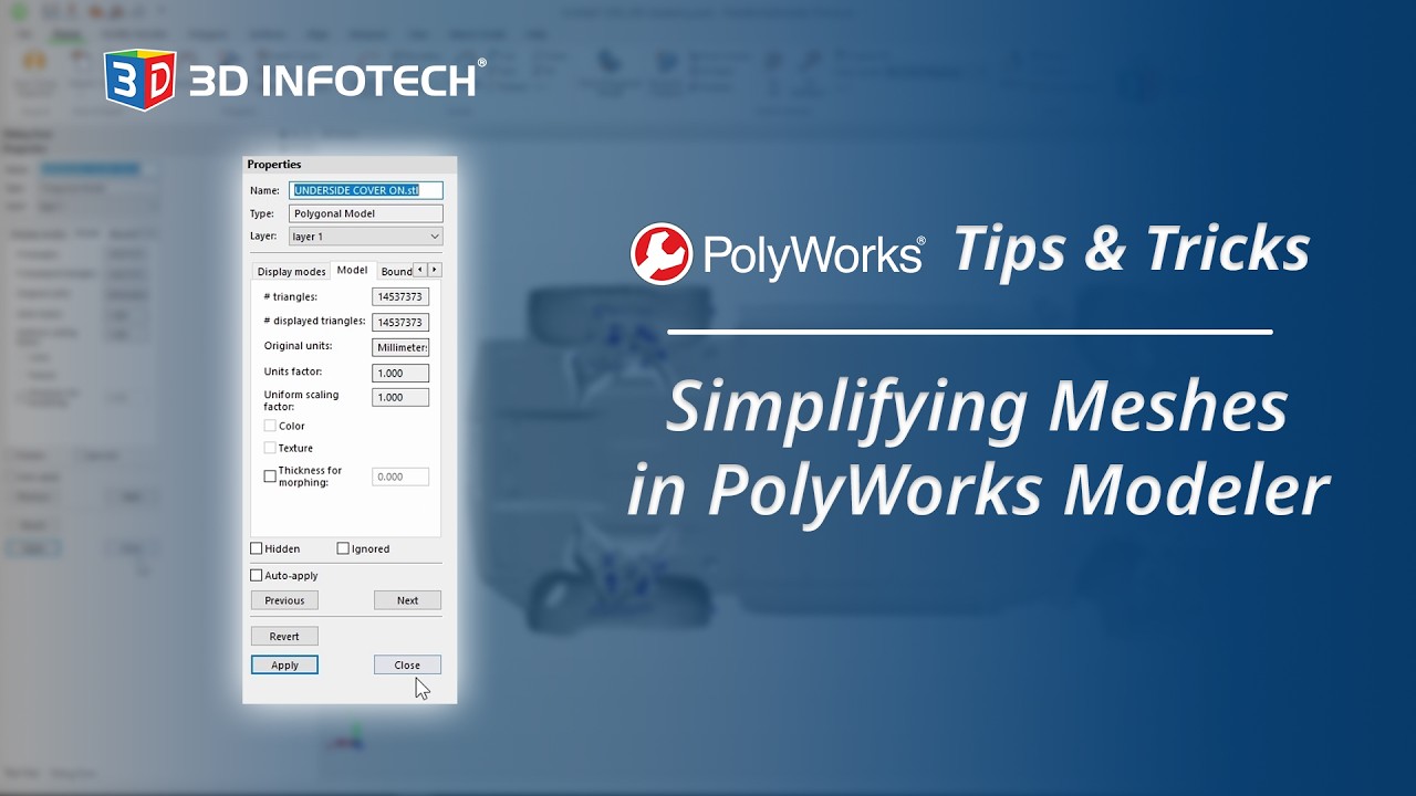 Simplifying Meshes in PolyWorks Modeler | PolyWorks Tips & Tricks
