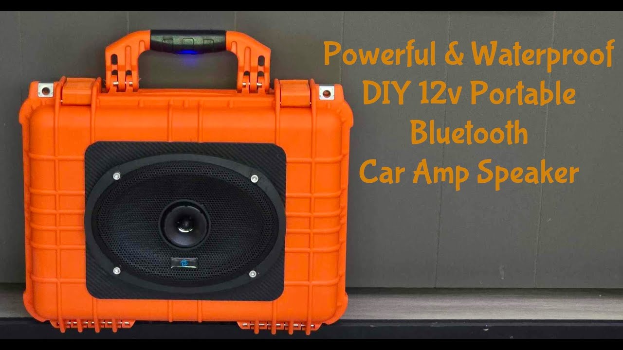 DIY Waterproof Bluetooth Speaker Build | Insanely Loud with 12V Car Amp & 20Ah LiFePO4 Battery!