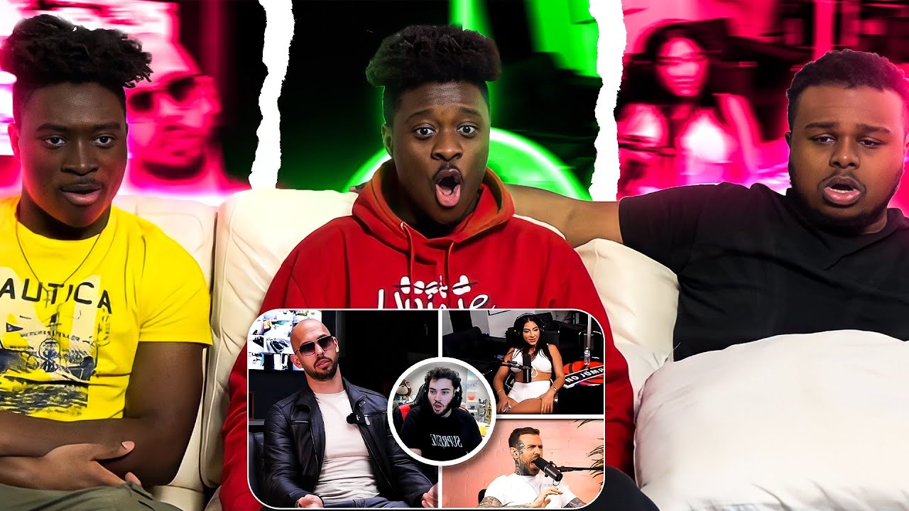 Adin Ross Introduces Adam22 & Lena The Plug to ANDREW TATE [REACTION]*