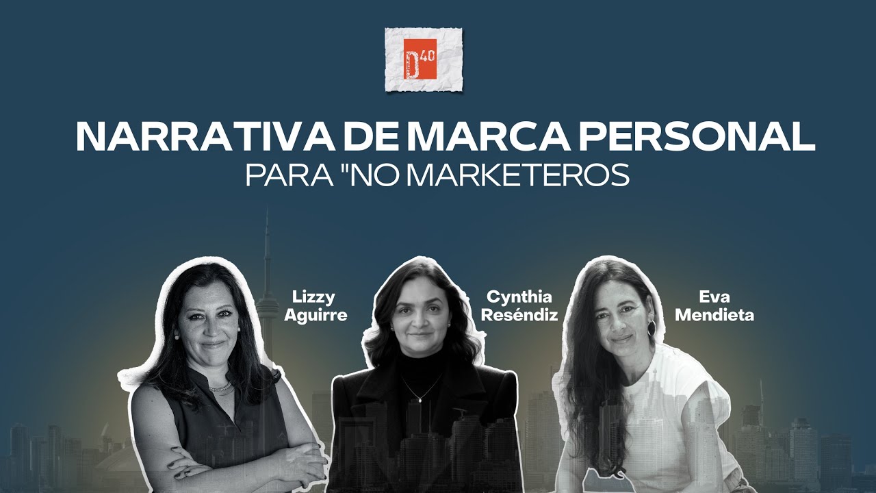 Clase en Vivo  Narrativa de Marca Personal para  NO MARKETEROS
