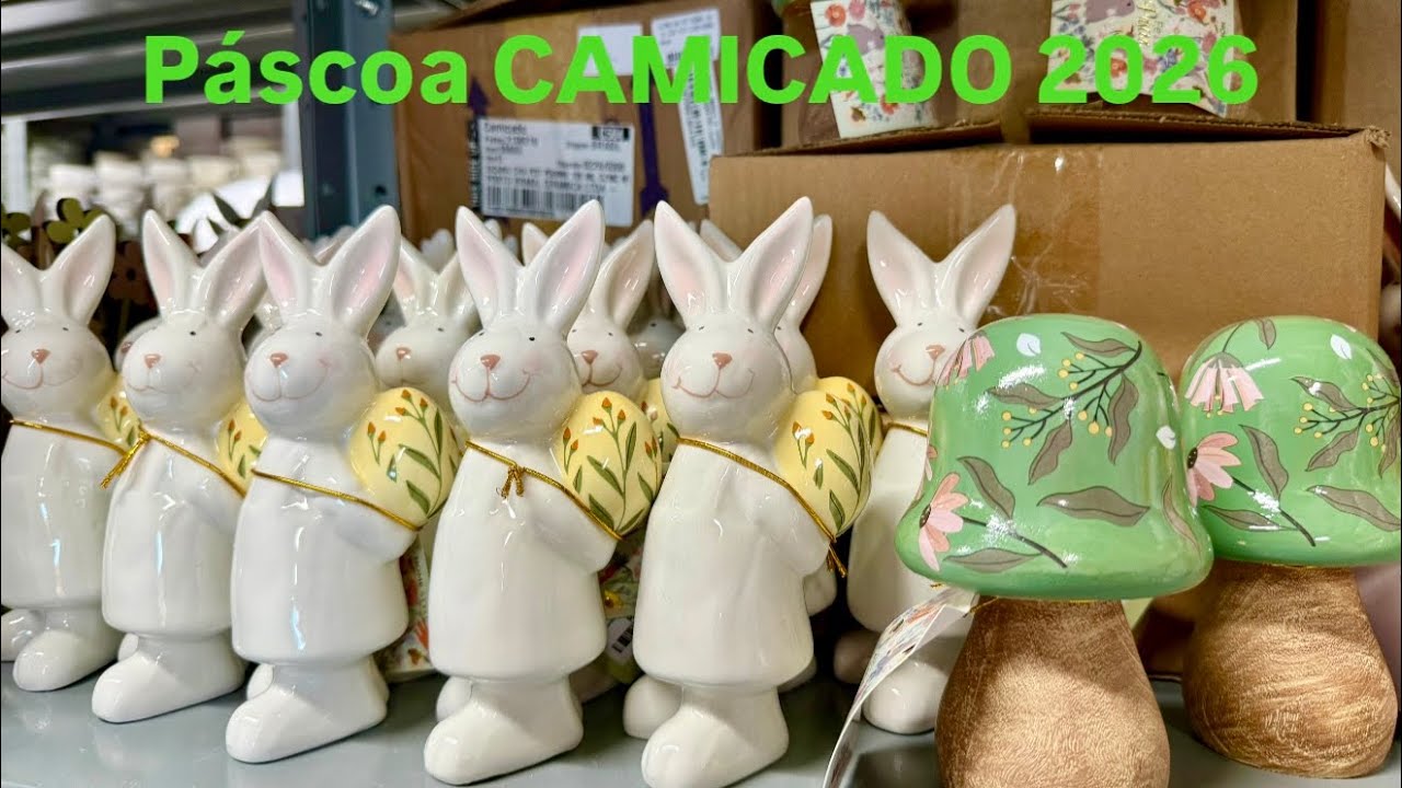 PÁSCOA CAMICADO 2026 ESTA FANTASTICA E AINDA TEM DESCONTO COM O CUPOM MERCI10.