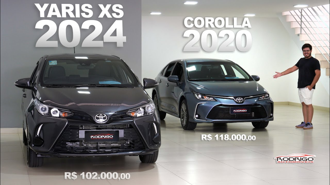 Voc&ecirc; levaria um COROLLA XEI mais antigo ou um YARIS SEMINOVO por quase o mesmo PRE&Ccedil;O? Comparativo