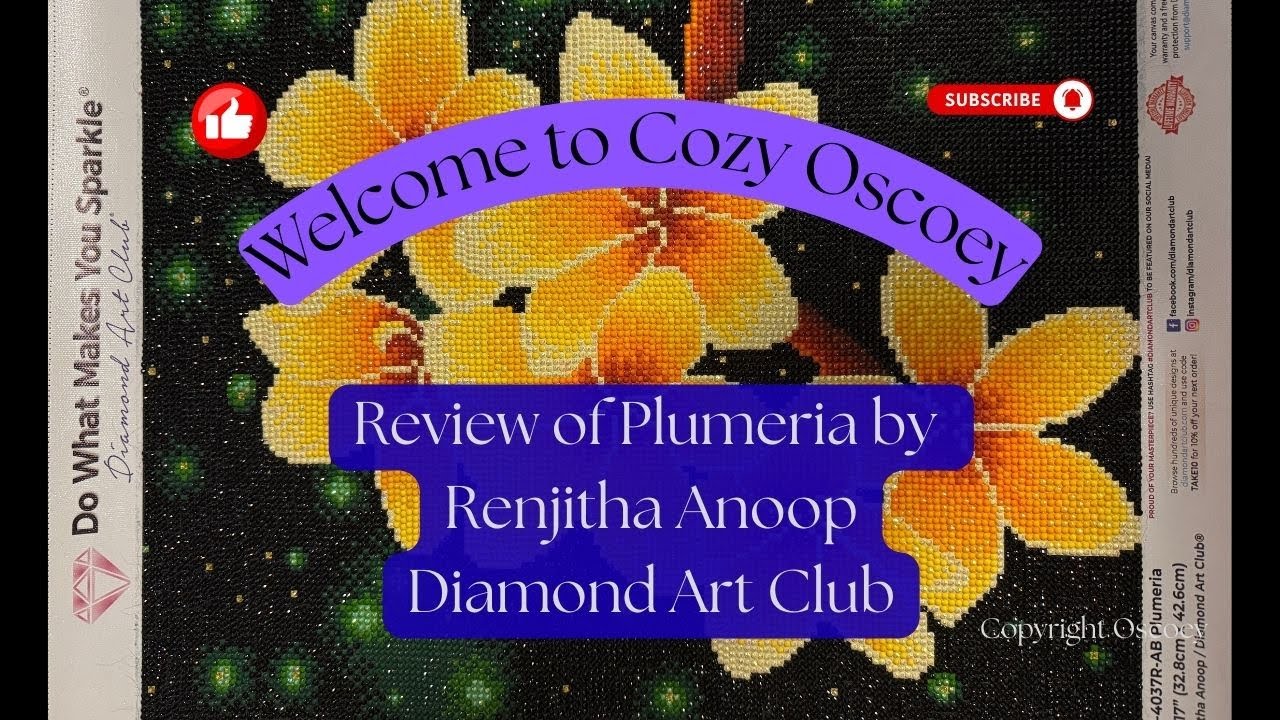 DAC Plumeria by Renjitha Anoop Review - Stunning Glittery Flowers!