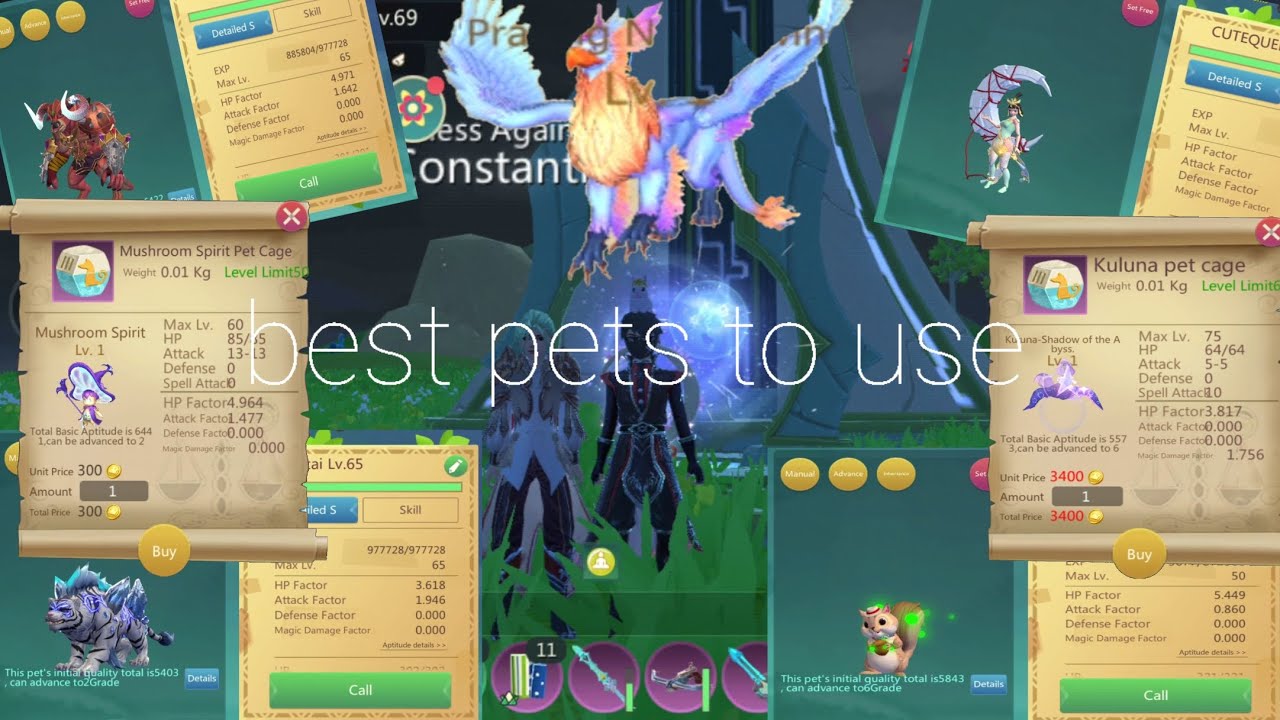 Bast pets to use pvp/farm🙂|Utopia origin
